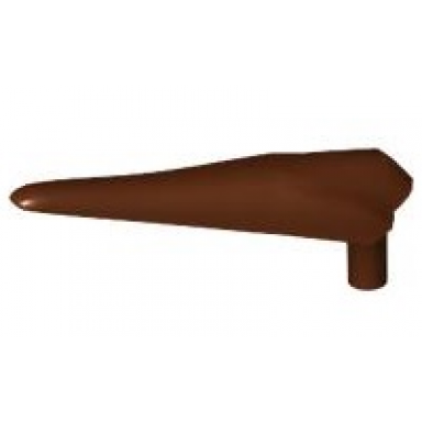 dinosaur jaw lower pteranodon with pin - flexible plastic