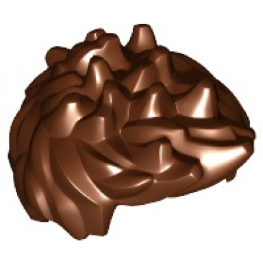 reddish brown minifigure hair spiked