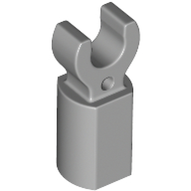light bluish gray bar holder with clip
