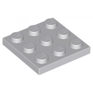 light bluish gray plate 3 x 3