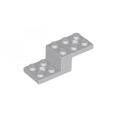 light bluish gray bracket 5 x 2 x 1 1 3 with 2 holes and bottom tube
