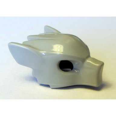 light bluish gray minifigure headgear mask wolf plain