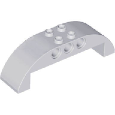 light bluish gray slope curved 8 x 2 x 2 double
