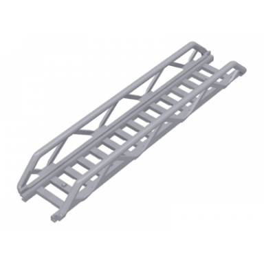 light bluish gray ladder 16 x 3.5 with side supports