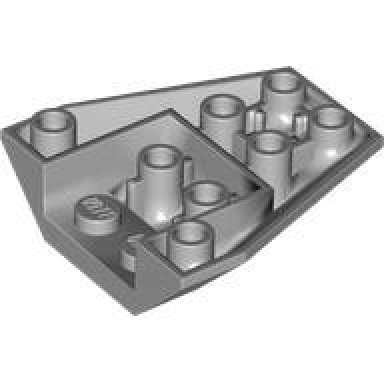 light bluish gray wedge 4 x 4 triple inverted with connections between 4 studs