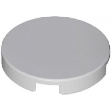 light bluish gray tile round 2 x 2 with bottom stud holder