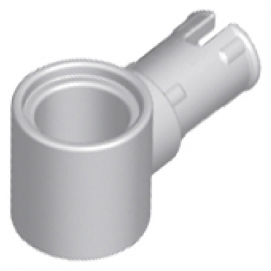 light bluish gray technic pin with friction ridges and pin hole