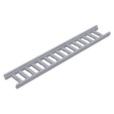 light bluish gray ladder 16 x 2 1 2 with 15 rungs