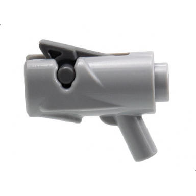 light bluish gray minifigure weapon gun mini blaster shooter with dark bluish gray trigger 15391 15392