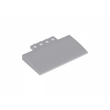 light bluish gray slope curved 5 x 8 x 2 3 with 4 studs