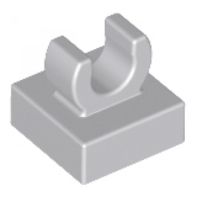 light bluish gray tile modified 1 x 1 with open o clip