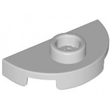 light bluish gray plate round 1 x 2 half with 1 stud jumper