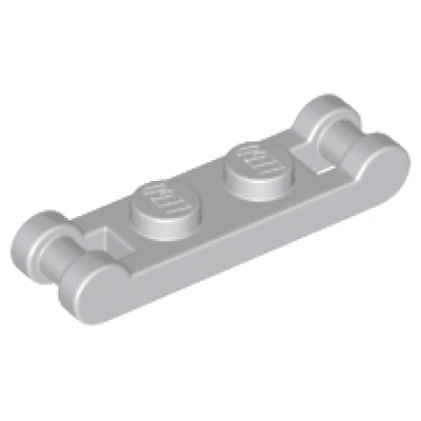 light bluish gray plate modified 1 x 2 with bar handles on ends