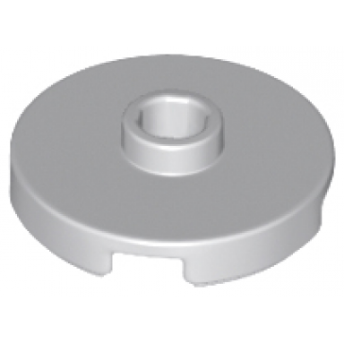 light bluish gray tile round 2 x 2 with open stud