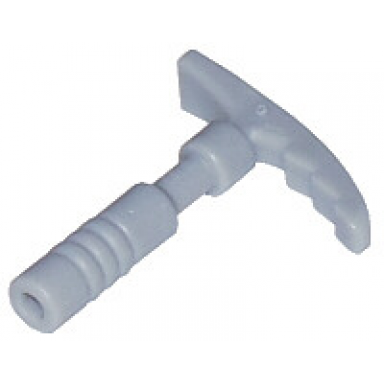 light bluish gray minifigure utensil ice axe - 3-rib handle
