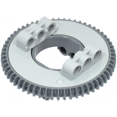 technic turntable 60 tooth with dark bluish gray top with beveled teeth 18939 18938