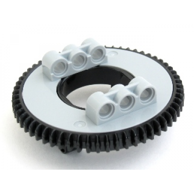technic turntable 60 tooth with black top with beveled teeth 18939 18938