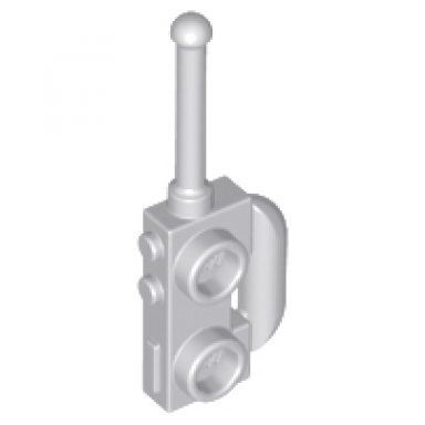 light bluish gray minifigure utensil radio with detailed grille