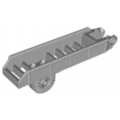 light bluish gray duplo ladder 7 rung with locking ring and drum narrow ridged holder