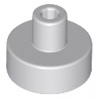light bluish gray tile round 1 x 1 with bar and pin holder