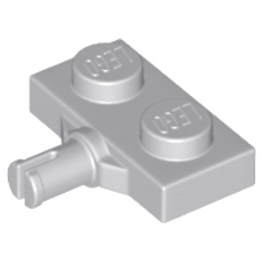 light bluish gray plate modified 1 x 2 with wheel holder