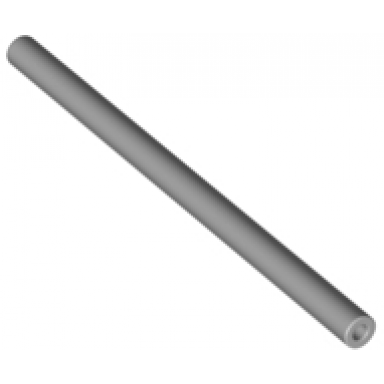 light bluish gray hose pneumatic 4mm d v2 precut 9l 7.2cm