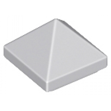 light bluish gray slope 45 1 x 1 x 2 3 quadruple convex pyramid