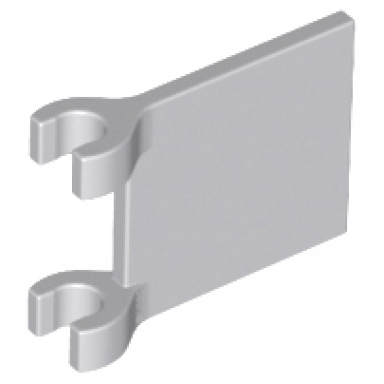 light bluish gray flag 2 x 2 square