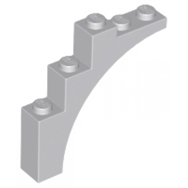 light bluish gray arch 1 x 5 x 4 - continuous bow