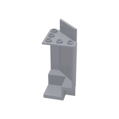 light bluish gray panel 3 x 3 x 6 corner wall