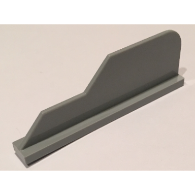 light bluish gray tail 8 x 1 with stepped fin
