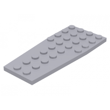 light bluish gray wedge plate 4 x 9 without stud notches