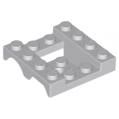 light bluish gray vehicle mudguard 4 x 4 x 1 1 3 double
