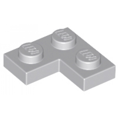 light bluish gray plate 2 x 2 corner