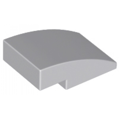light bluish gray slope curved 3 x 2