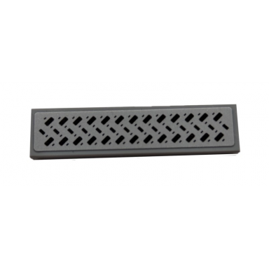light bluish gray tile 1 x 4 with tread plate pattern sticker - set 42078