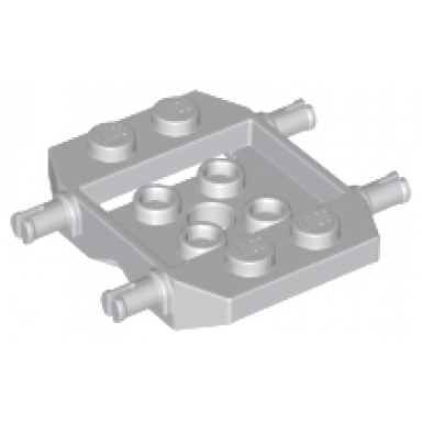light bluish gray vehicle base 3 x 4 x 2 3