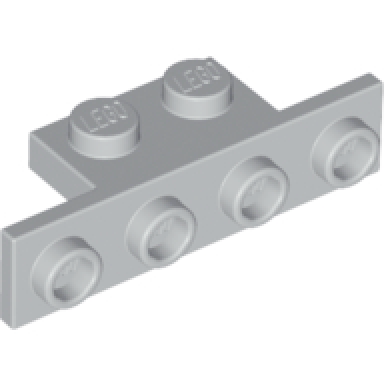 light bluish gray bracket 1 x 2 - 1 x 4