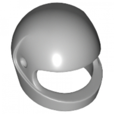light bluish gray minifigure headgear helmet motorcycle standard