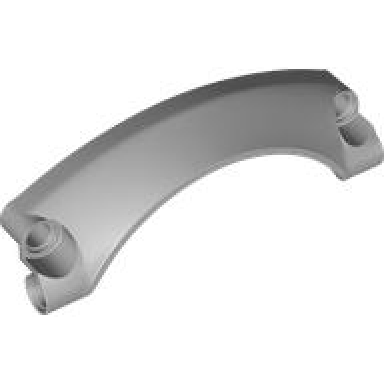 light bluish gray technic panel car mudguard arched 42 9 x 2 x 3 rounded top