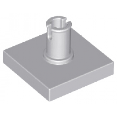 light bluish gray tile modified 2 x 2 with pin