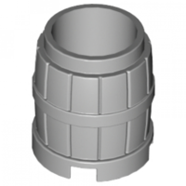 light bluish gray container barrel 2 x 2 x 2