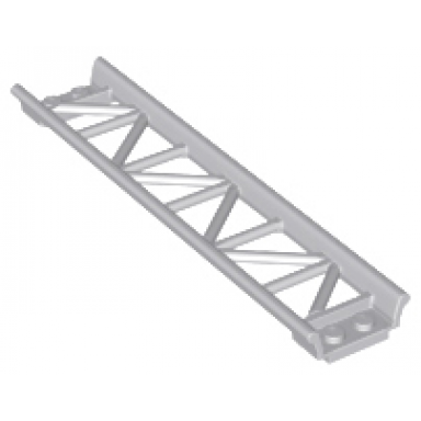light bluish gray train track roller coaster straight 16l