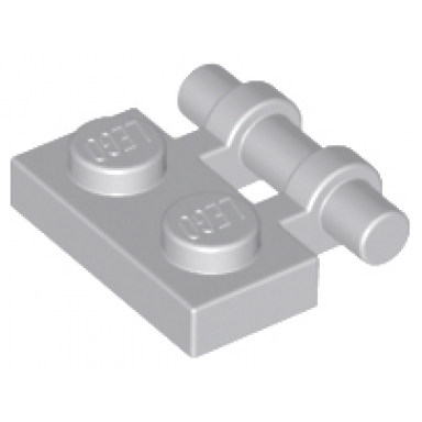 light bluish gray plate modified 1 x 2 with bar handle on side - free ends