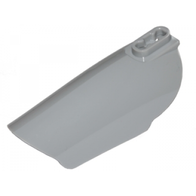 light bluish gray large figure armor arm leg cover with ball joint socket and 2 holes