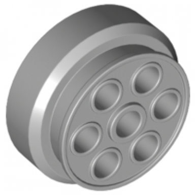 light bluish gray wheel 30mm d x 13mm 13 x 24 model team