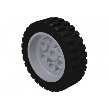 light bluish gray wheel 30mm d x 13mm 13 x 24 model team with black tire 13 x 24 model team 2695 2696