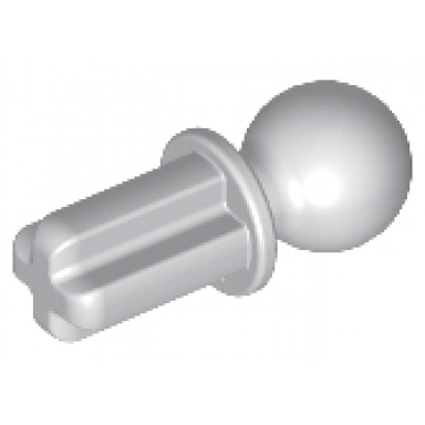 light bluish gray technic axle 1l with tow ball