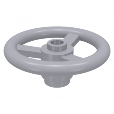 light bluish gray technic steering wheel small 3 studs diameter