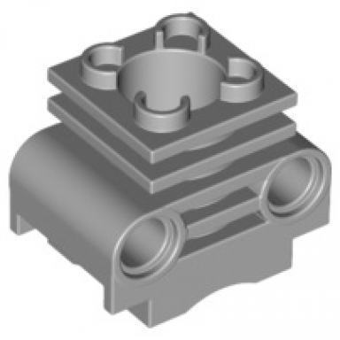 light bluish gray technic engine cylinder with bottom slots